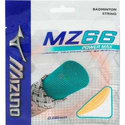 【MIZUNO】MZ66 擊球力道強勁高彈耐用羽拍線(0.66mm)